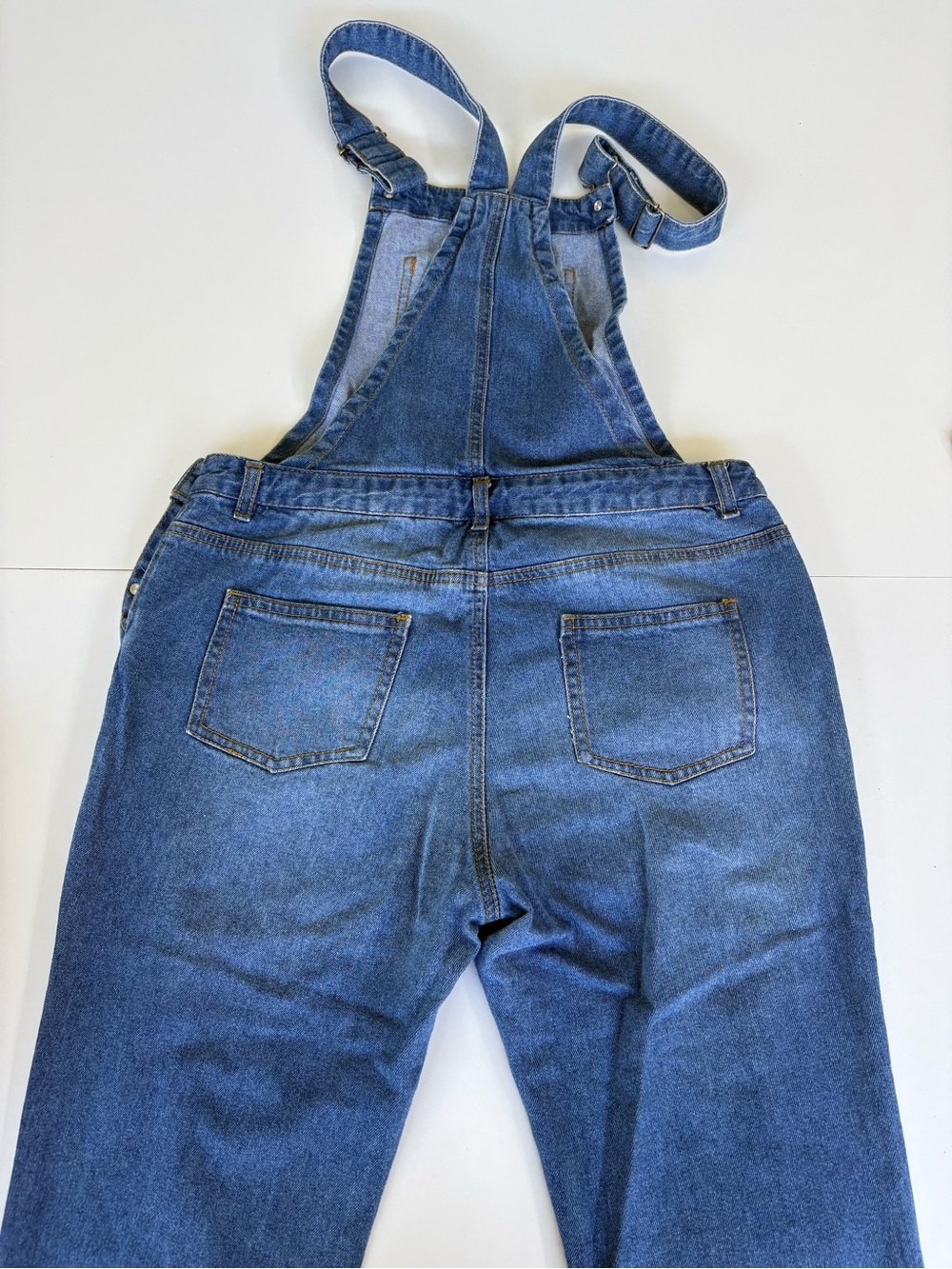 Love tree Denim woman’s  Light Blue Overalls Medium - Picture 5 of 9
